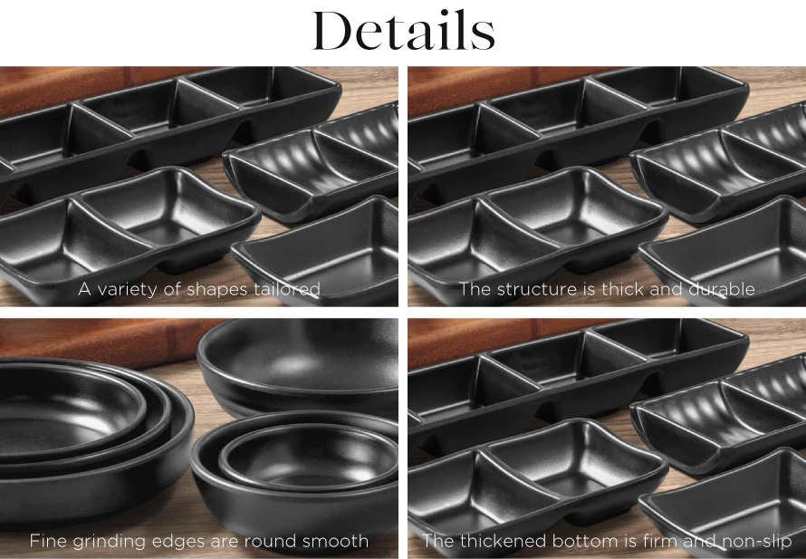 black sauce dish 5 black sauce dish 5