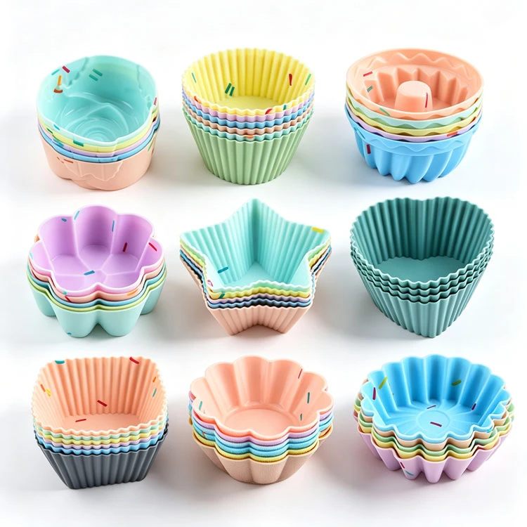 Copos para assar cupcakes de silicone
